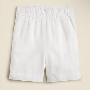Jcrew Long Tropez short in linen